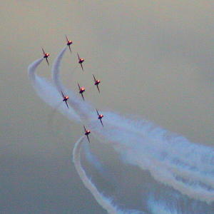 RAF Red Arrows - Dornoch Firth display June 28th, 2007